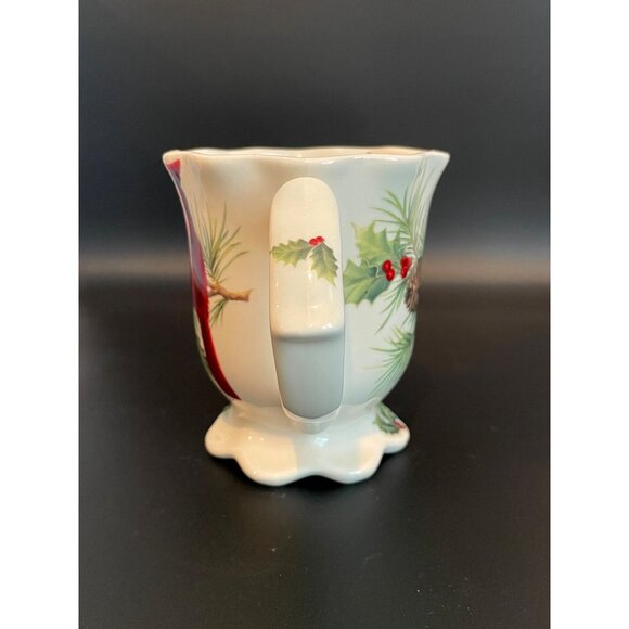 Holiday Porcelain Cardinal Coffee Mug Cracker Barrel Season of Peace - Picture 5 of 9